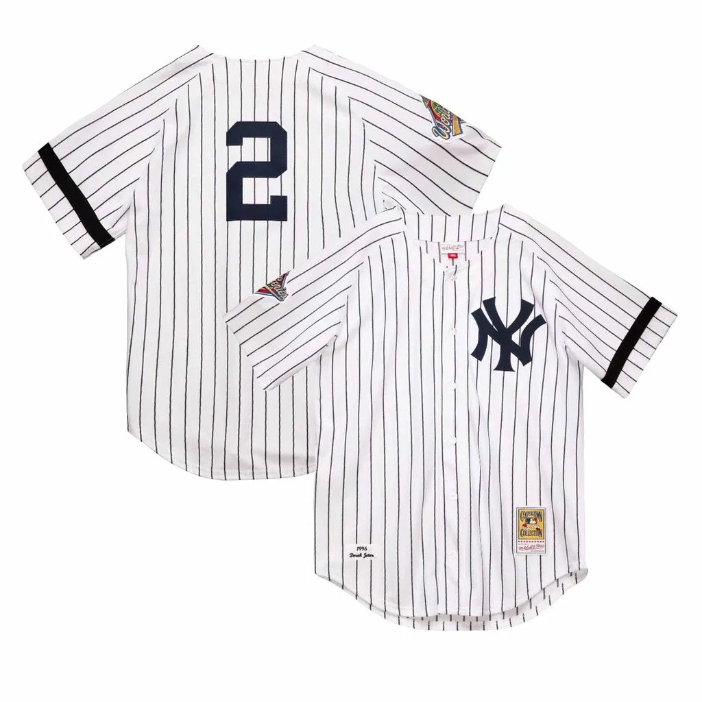 1996 Derek Jeter New York Yankees Mitchell & Ness Cooperstown Collection MLB Authentic Jersey