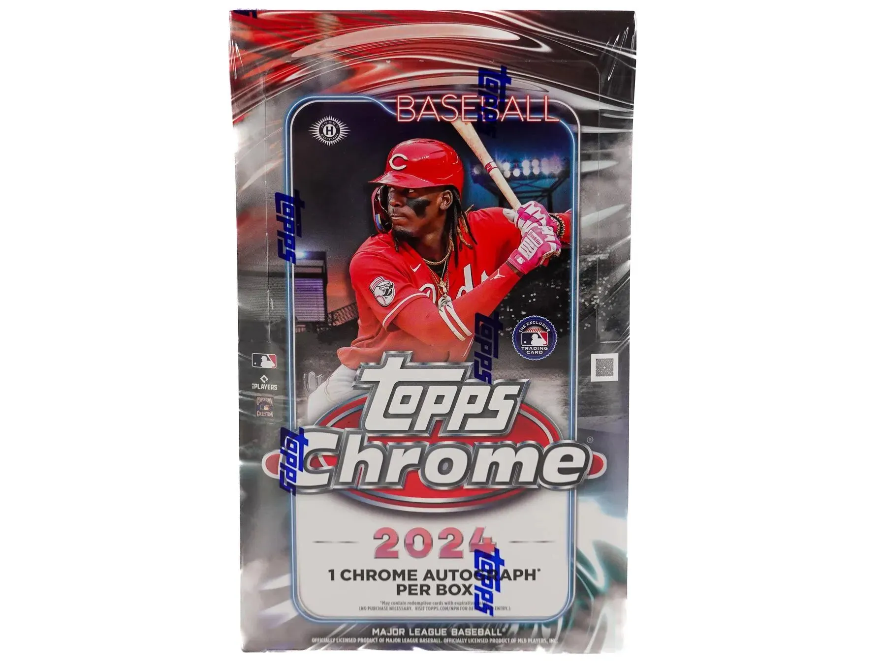 2024 Topps Chrome Baseball Hobby Box 24 Packs Per Box, 4 Cards Per Pack