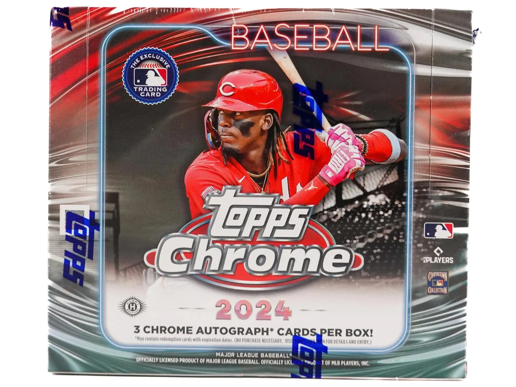 2024 Topps Chrome Baseball Hobby Jumbo Box 12 Packs Per Box, 13 Cards Per Pack