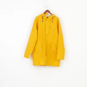 66 North Iceland Men 2XL Raincoat Set Hat Yellow Hood Full Zipper Polyamid Pockets Vintage Waterproof Top