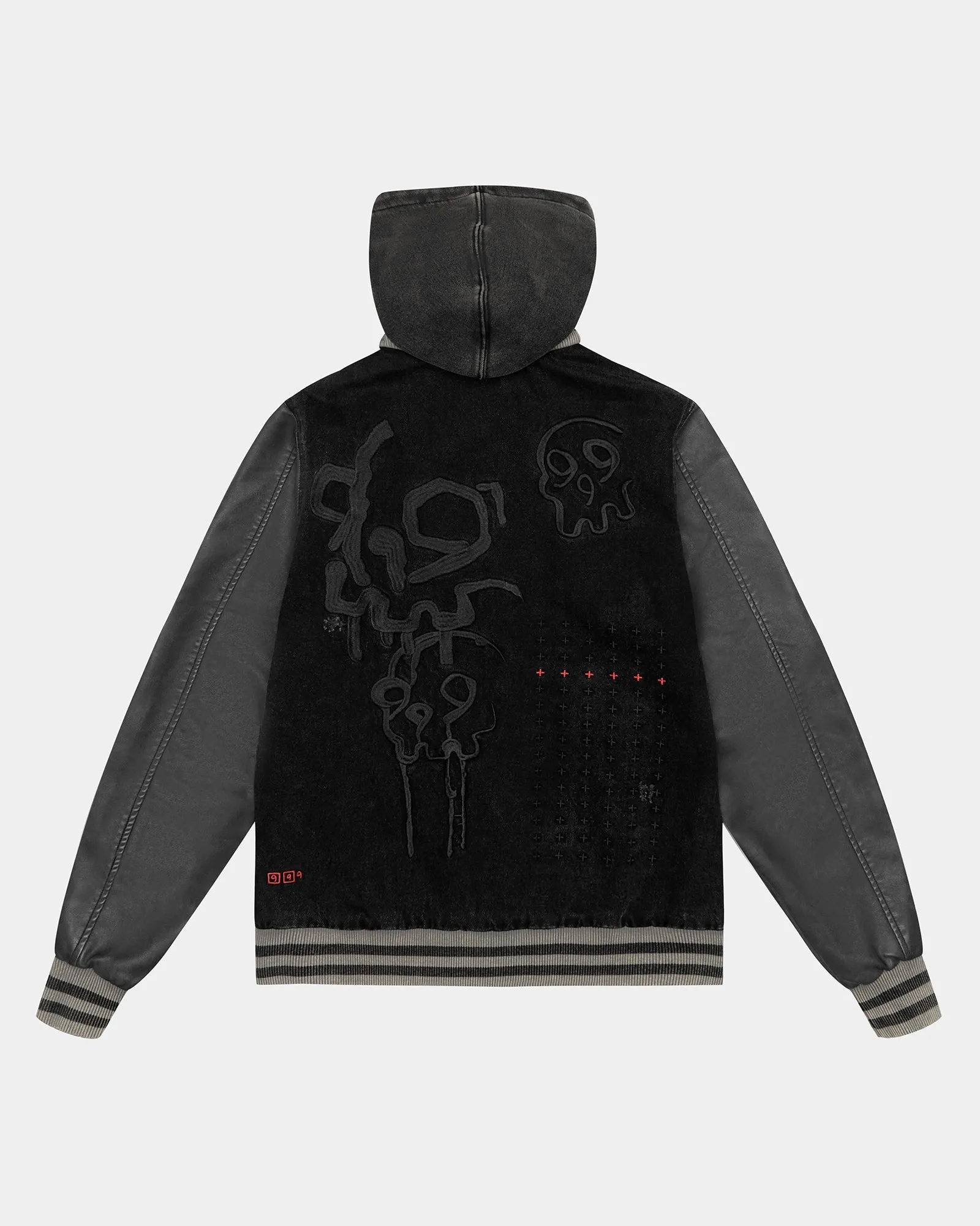 999 KOLLAGE JACKET FADED BLACK