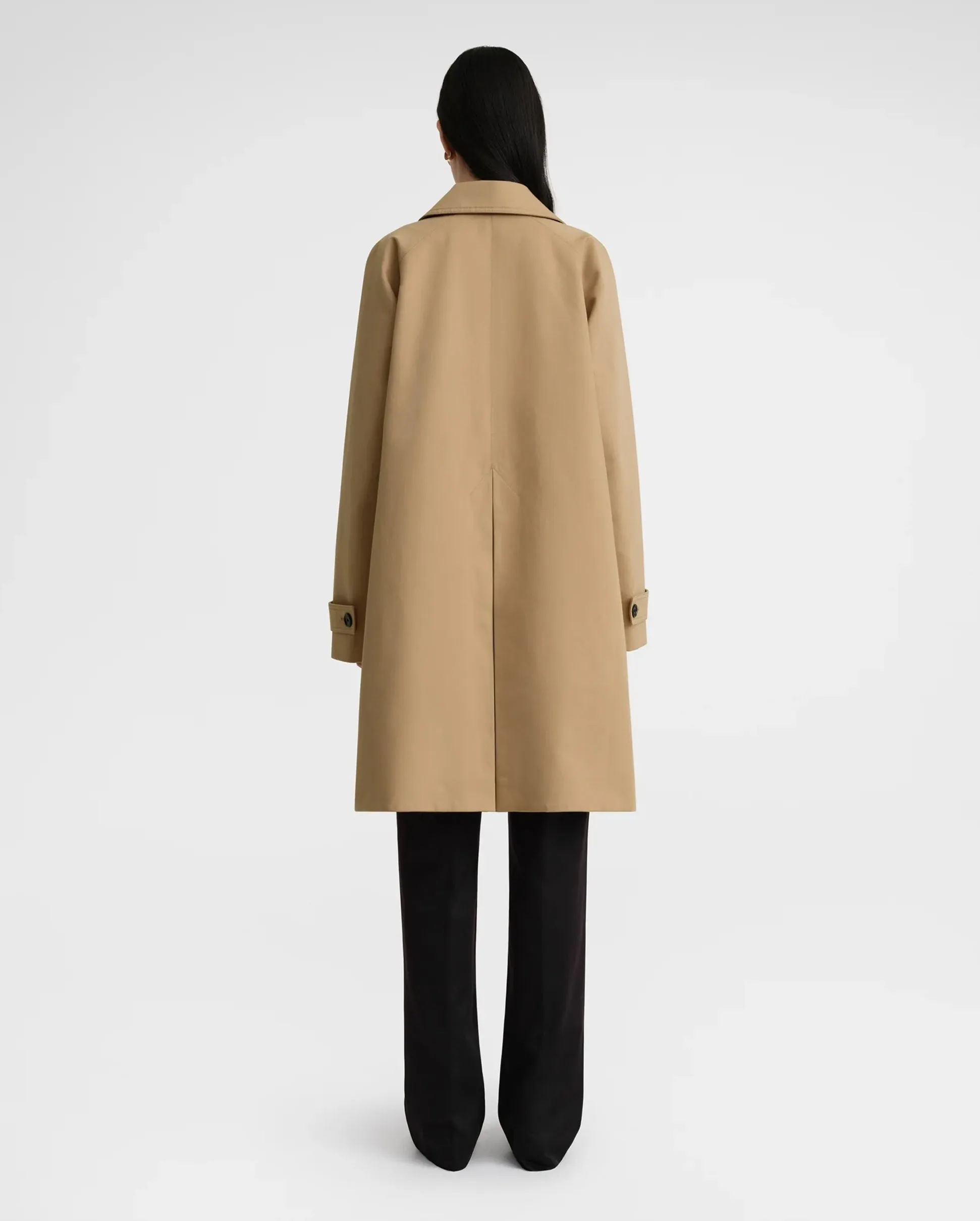 A-LINE CAR COAT / CARAMEL