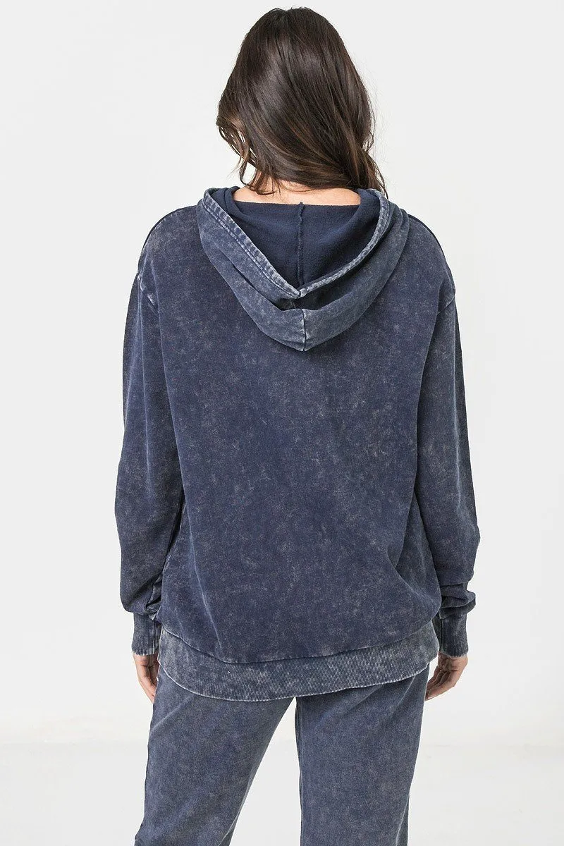 A Mineral Washed Hoodie