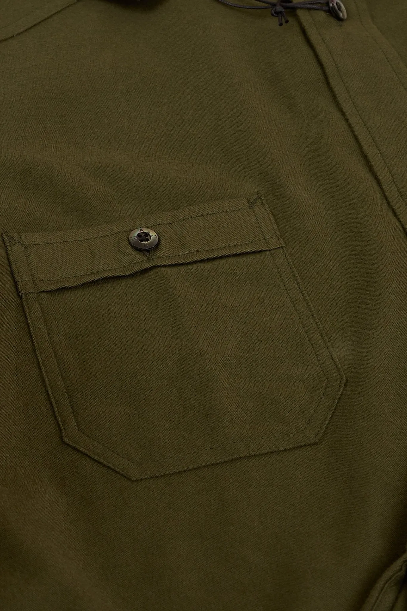 Addict Clothes ACVM Moleskin Shirt - Army Green