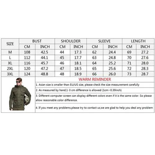 Airborne Series Multi-pocket Hooded Thicken Men's Jacket