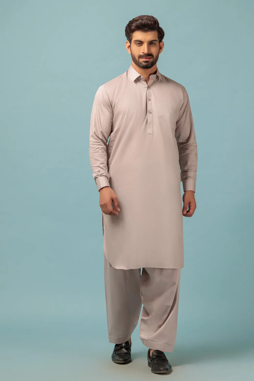 ALBASTER-BLENDED-SHALWAR SUIT - (GSSS23-032)