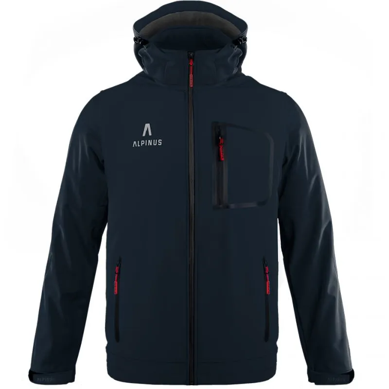 Alpinus Mens Softshell Stenshuvud Jacket - Navy Blue