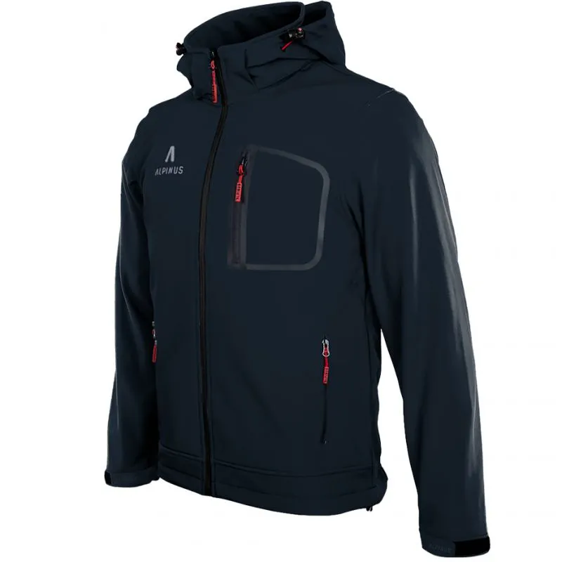 Alpinus Mens Softshell Stenshuvud Jacket - Navy Blue