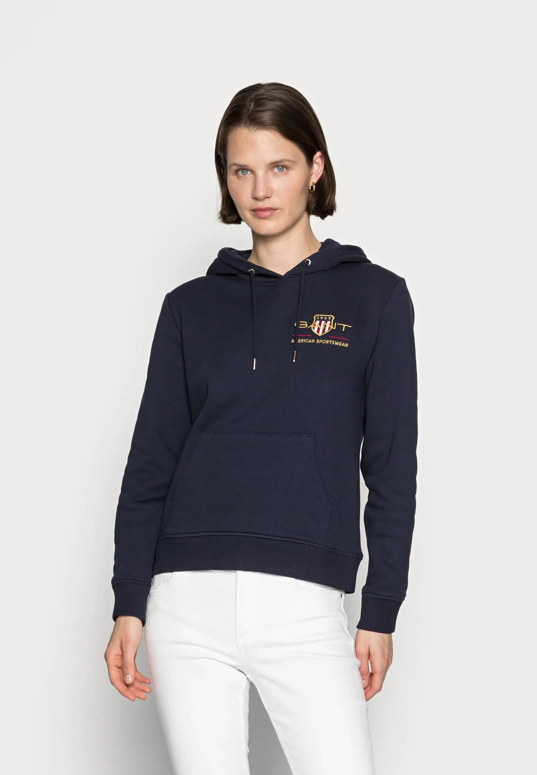 Archive Shield Hoodie - Evening Blue