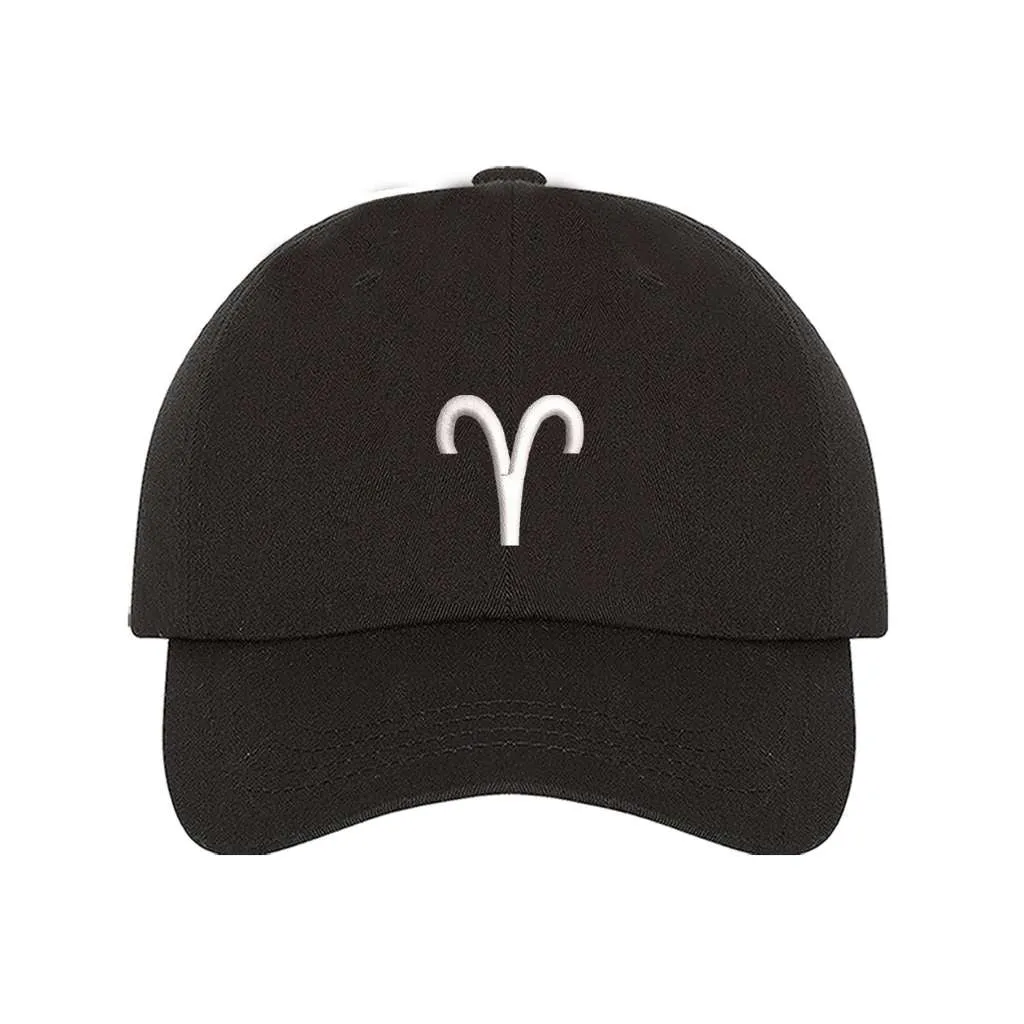 Aries Baseball Hat -   Aries Zodiac Symbol Hat