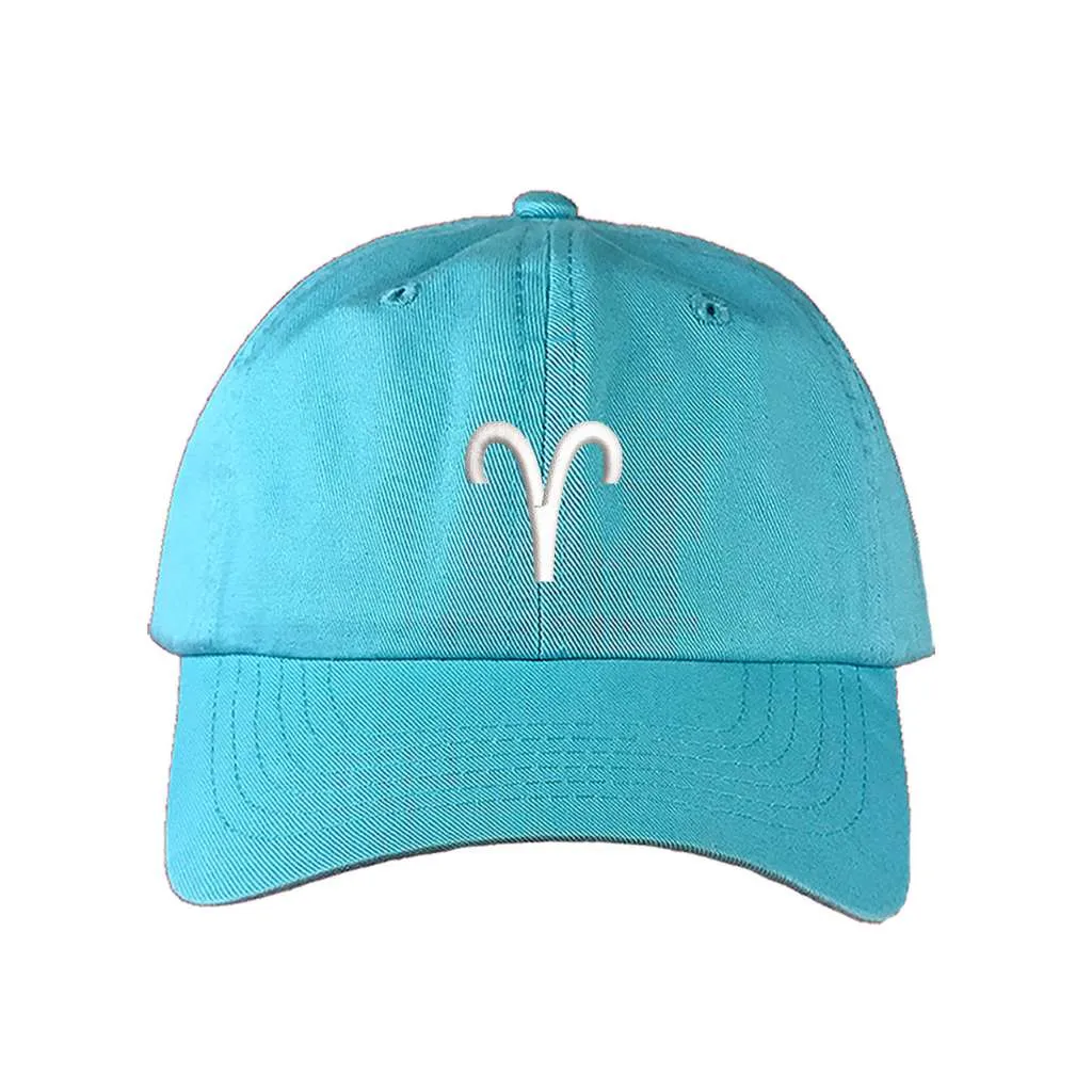 Aries Baseball Hat -   Aries Zodiac Symbol Hat