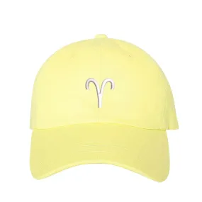 Aries Baseball Hat -   Aries Zodiac Symbol Hat