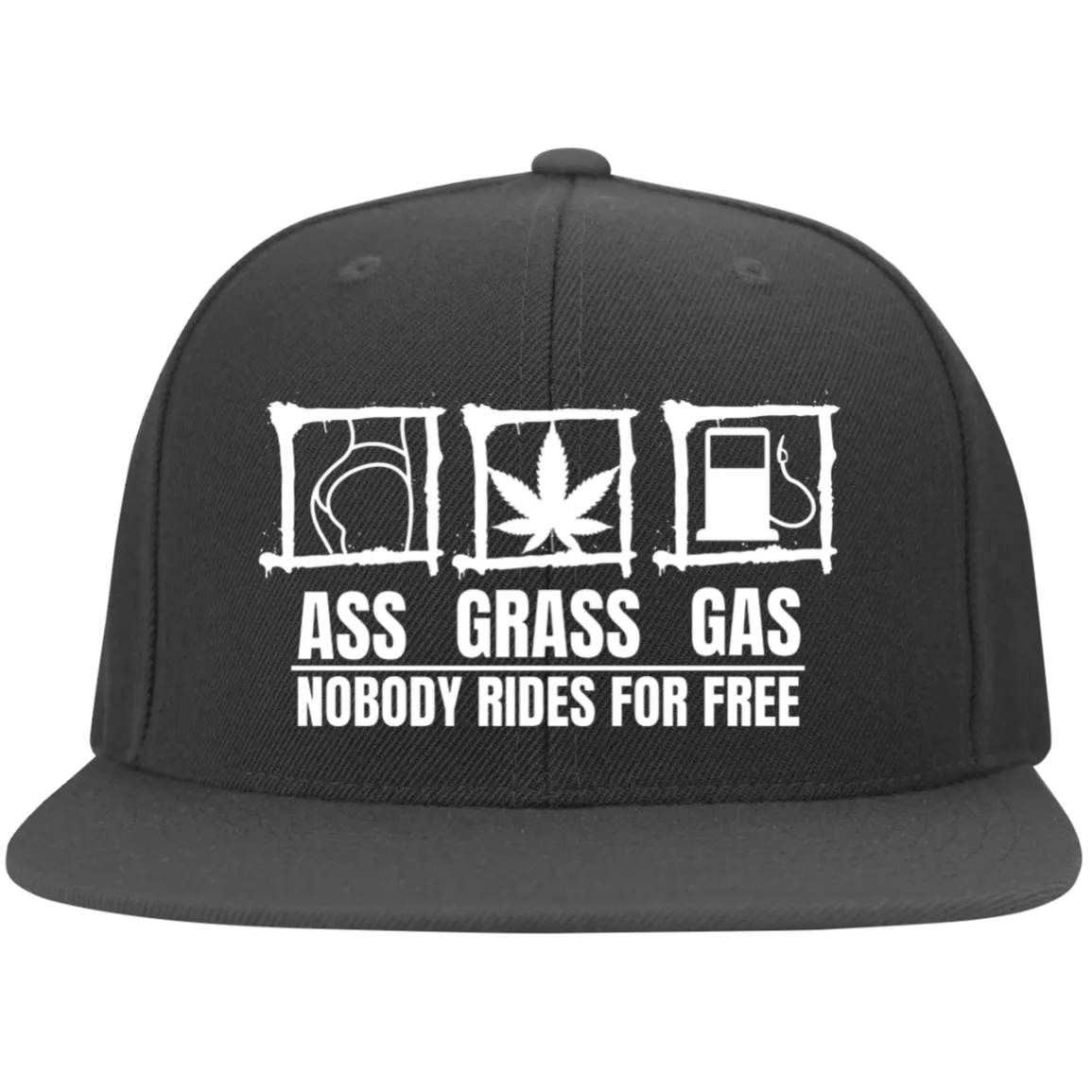 Ass Grass Gas Flexfit Cap