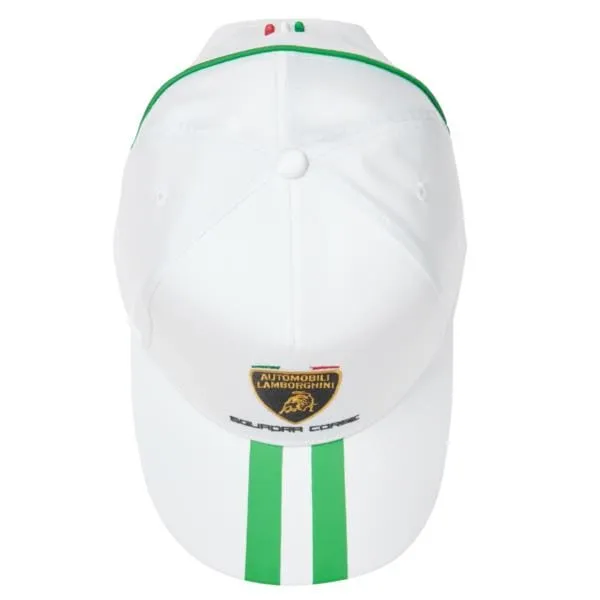 Automobili Lamborghini Squadra Corse Travel Hat - Orange/White/Green