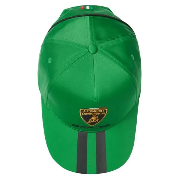 Automobili Lamborghini Squadra Corse Travel Hat - Orange/White/Green