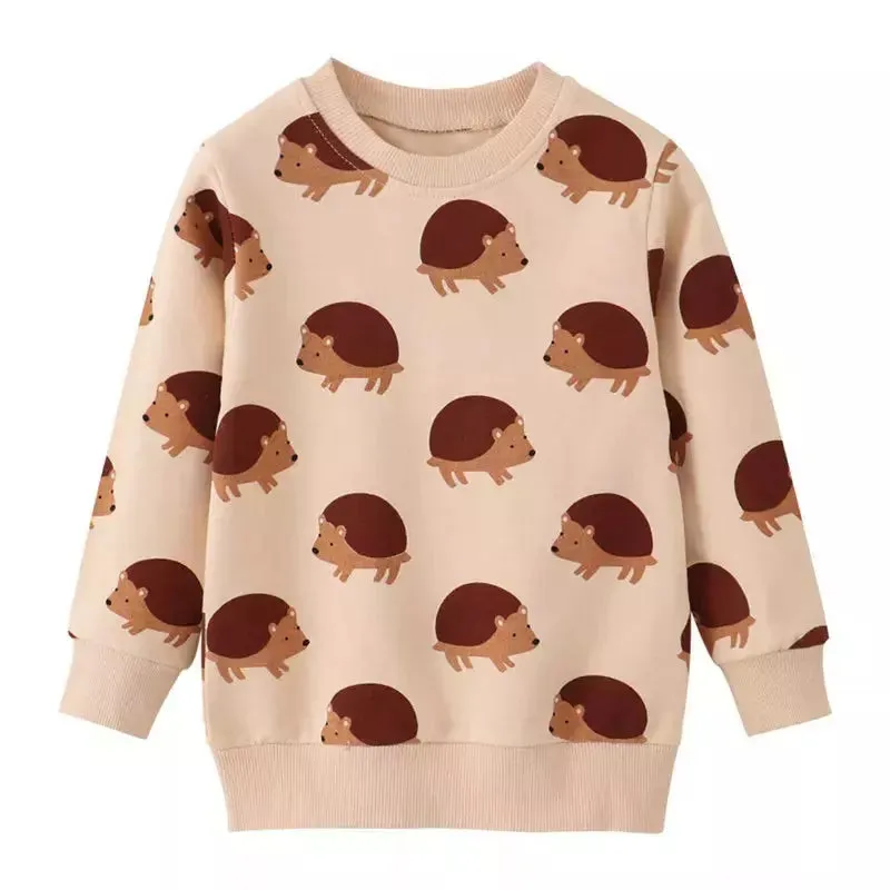 Baby Boy Animal Hedgehog Long Sweater