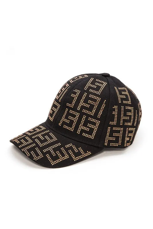 Ball Out- Bling  Baseball Cap