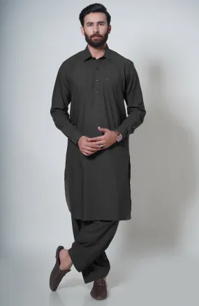 Basic Shirt Collar Shalwar Suit