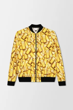 Billionaire Gold Bomber Jacket