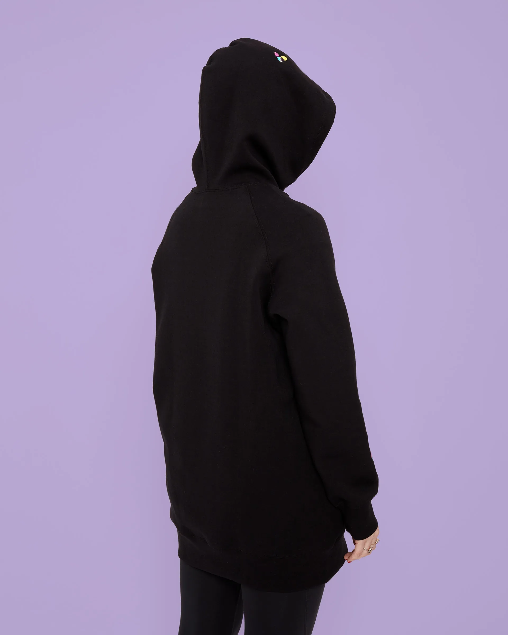 Black Oversized Hoodie