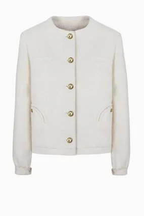 Blazé Milano Our Way Gliss Bolero Jacket - White