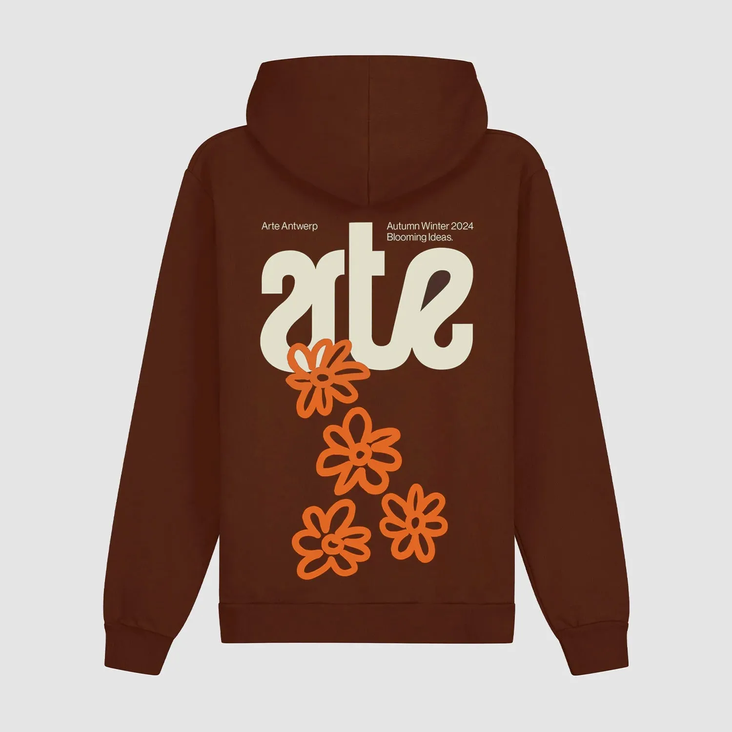 Blooming Ideas Hoodie - Brown