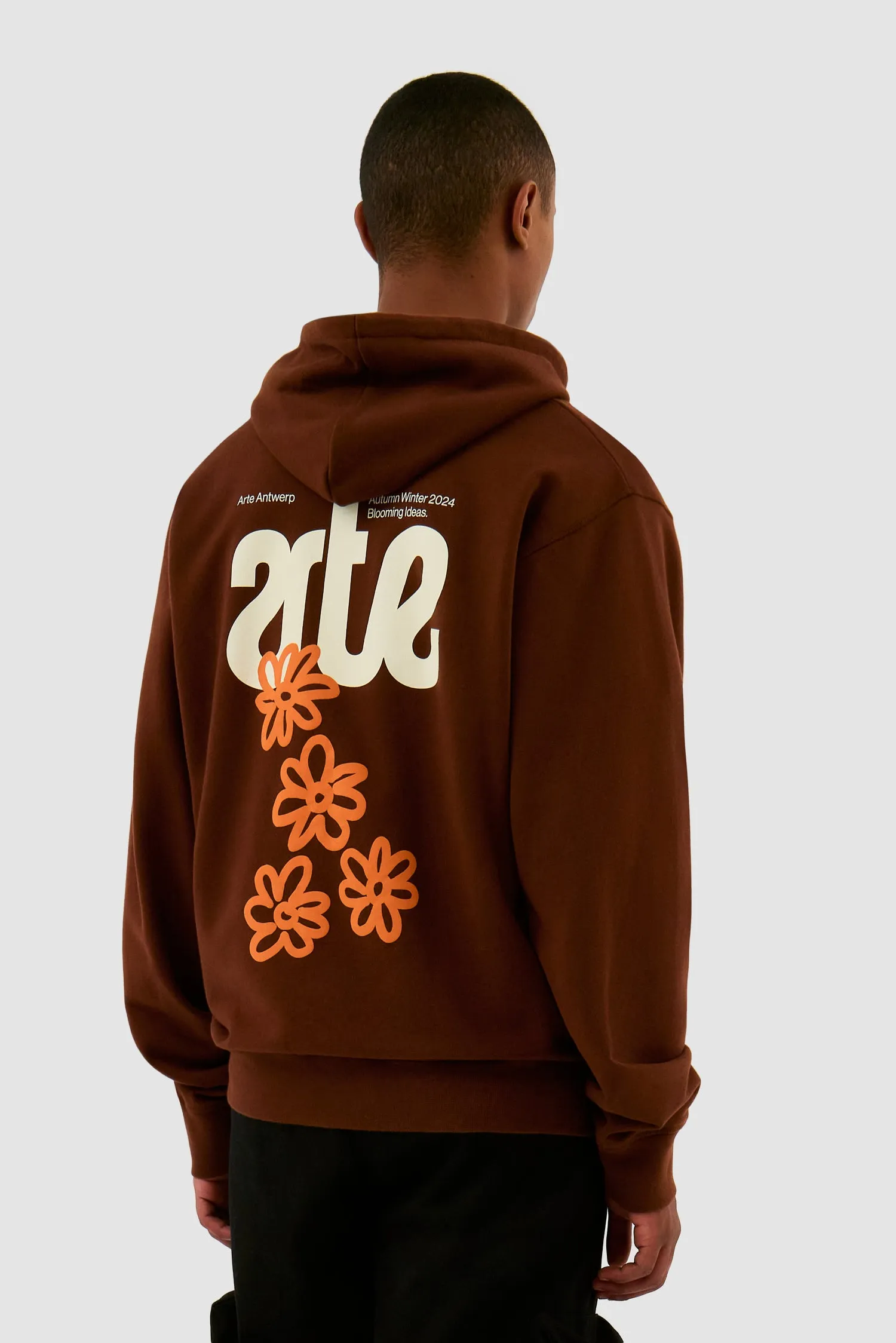 Blooming Ideas Hoodie - Brown