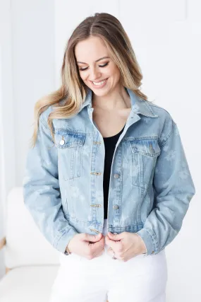 Blossom Oversized Denim Jacket