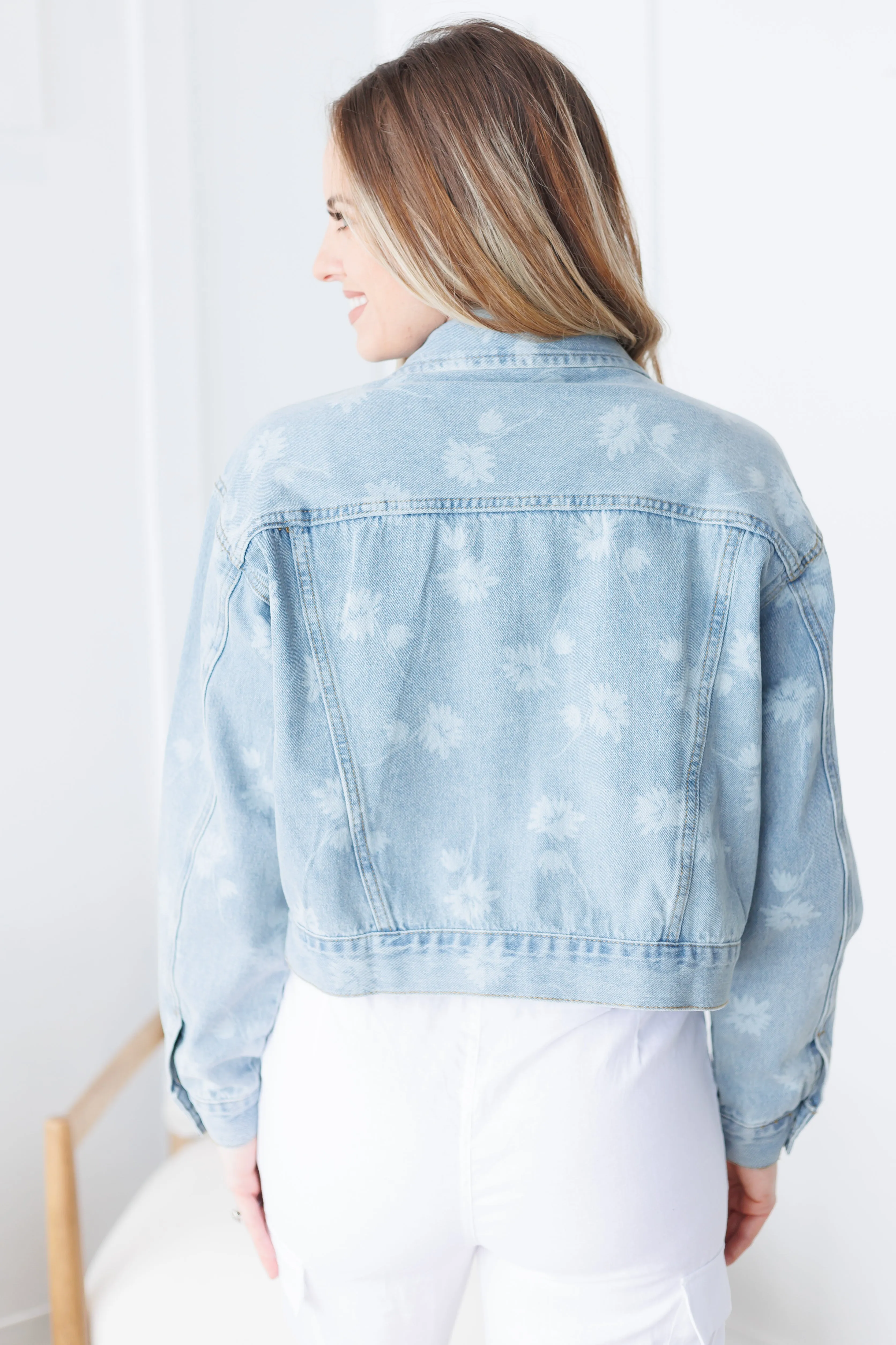 Blossom Oversized Denim Jacket