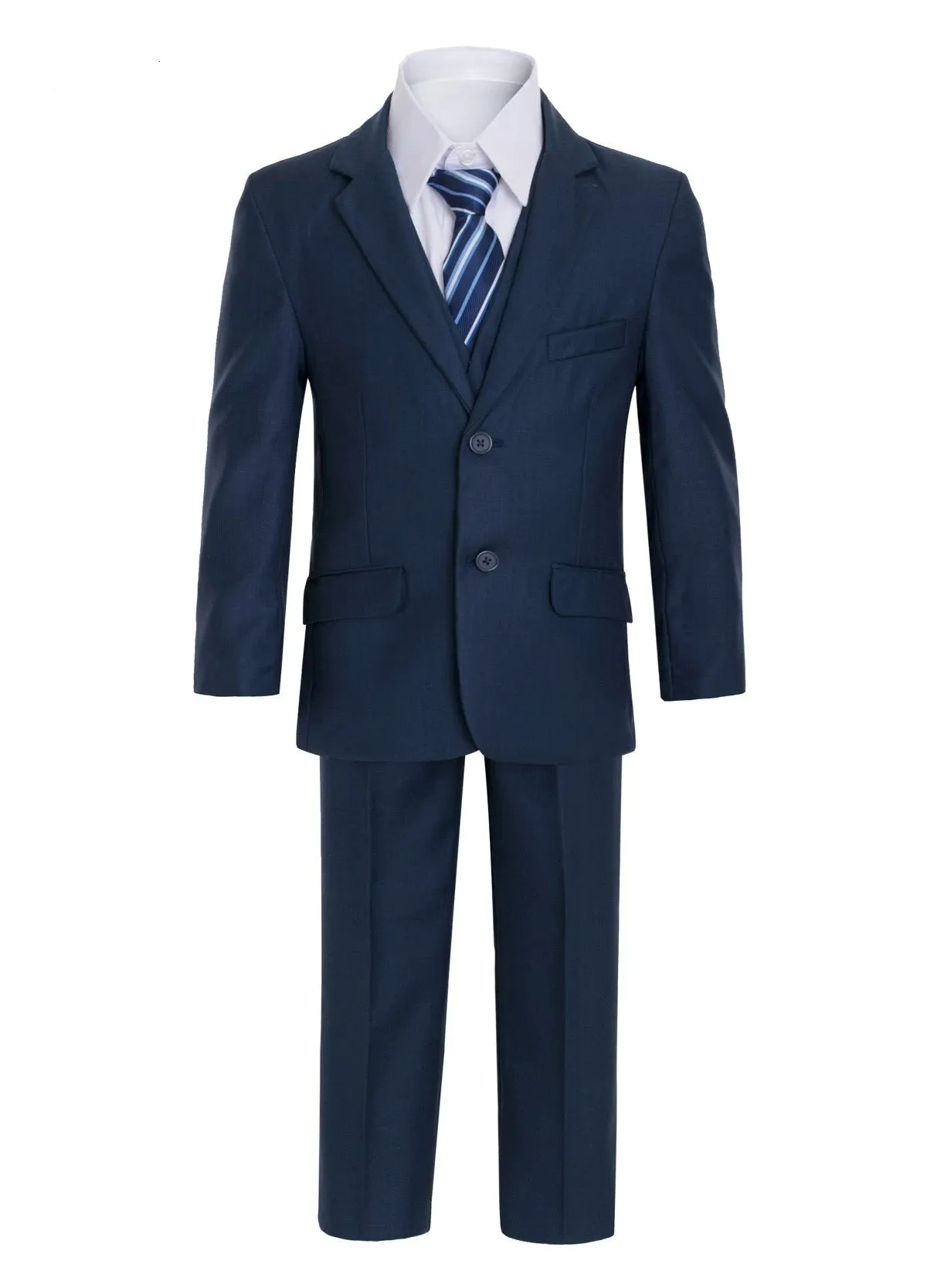 Boys Navy Slim Suit (Executive)