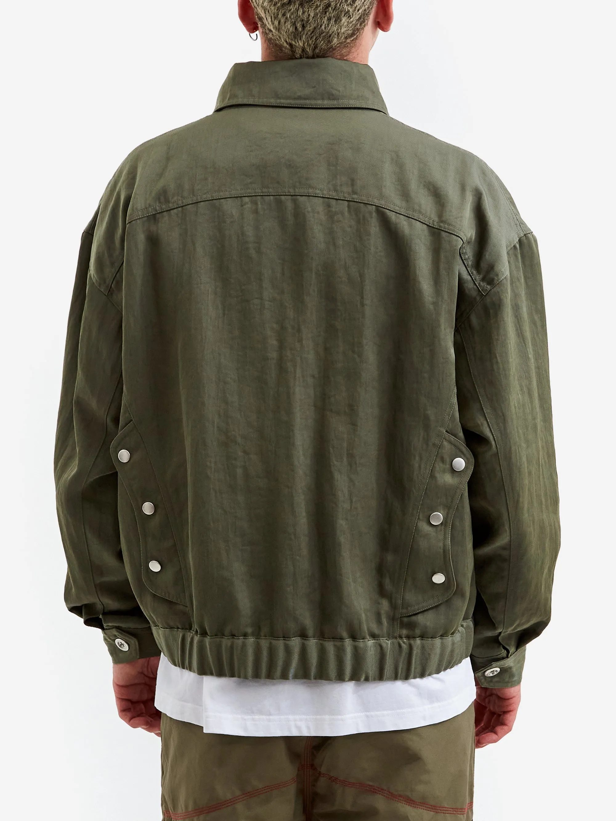 Brain Dead Titan Bomber Jacket - Sage