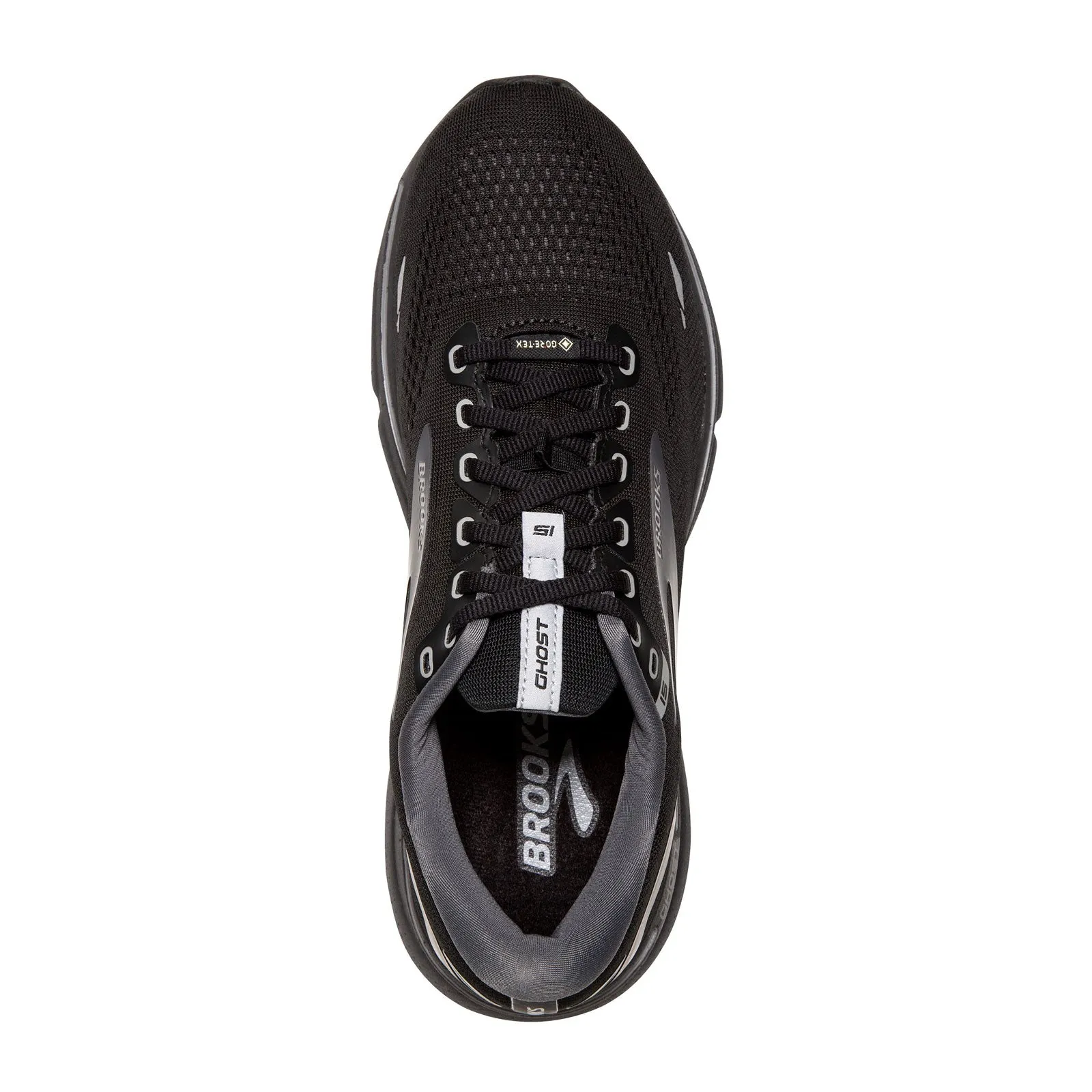 Brooks Ghost 15 GTX (Women) - Black/Blacken Pearl/Alloy