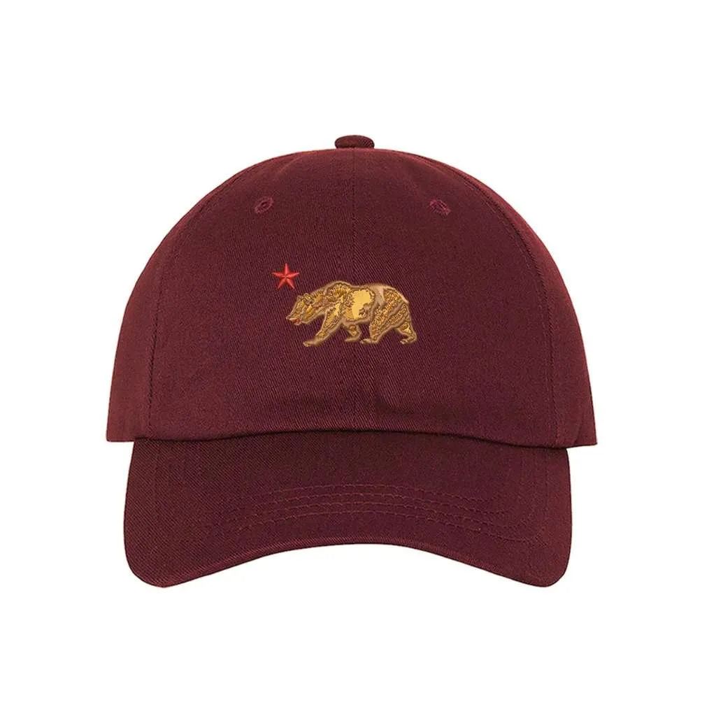 California Bear Baseball Cap | Cali Bear Hats