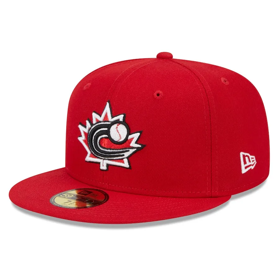 Canada Baseball New Era 2023 World Baseball Classic 59FIFTY Fitted Hat - Red