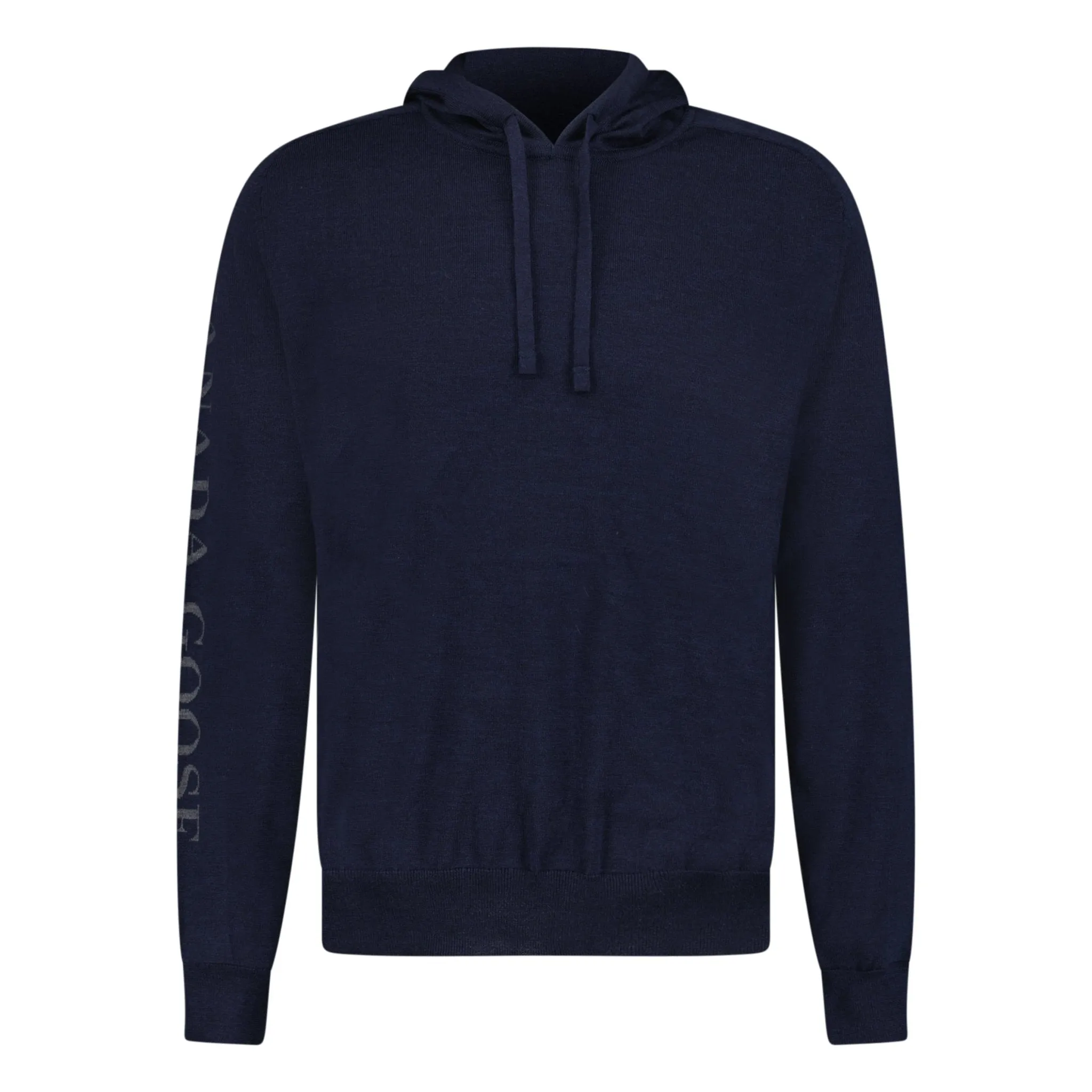 CANADA GOOSE WELLAND KNIT HOODIE NAVY BLUE