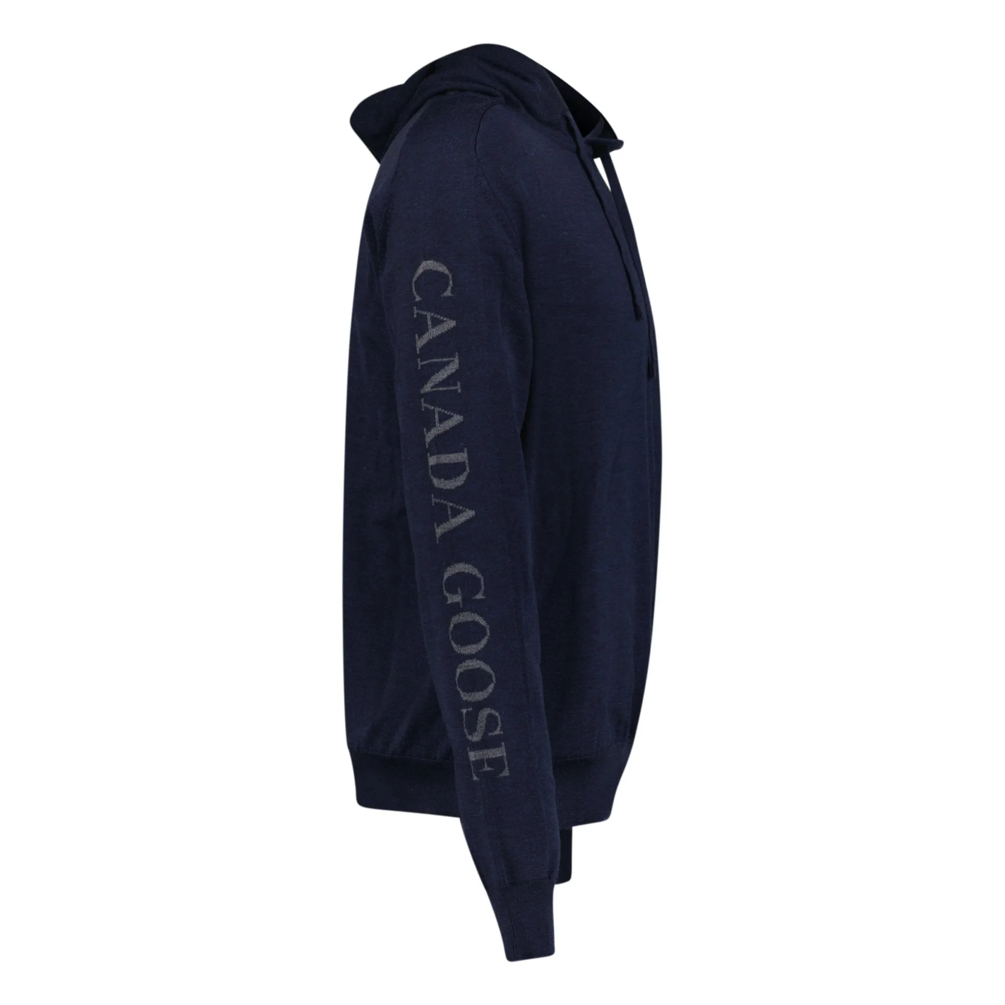 CANADA GOOSE WELLAND KNIT HOODIE NAVY BLUE