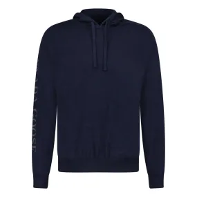 CANADA GOOSE WELLAND KNIT HOODIE NAVY BLUE