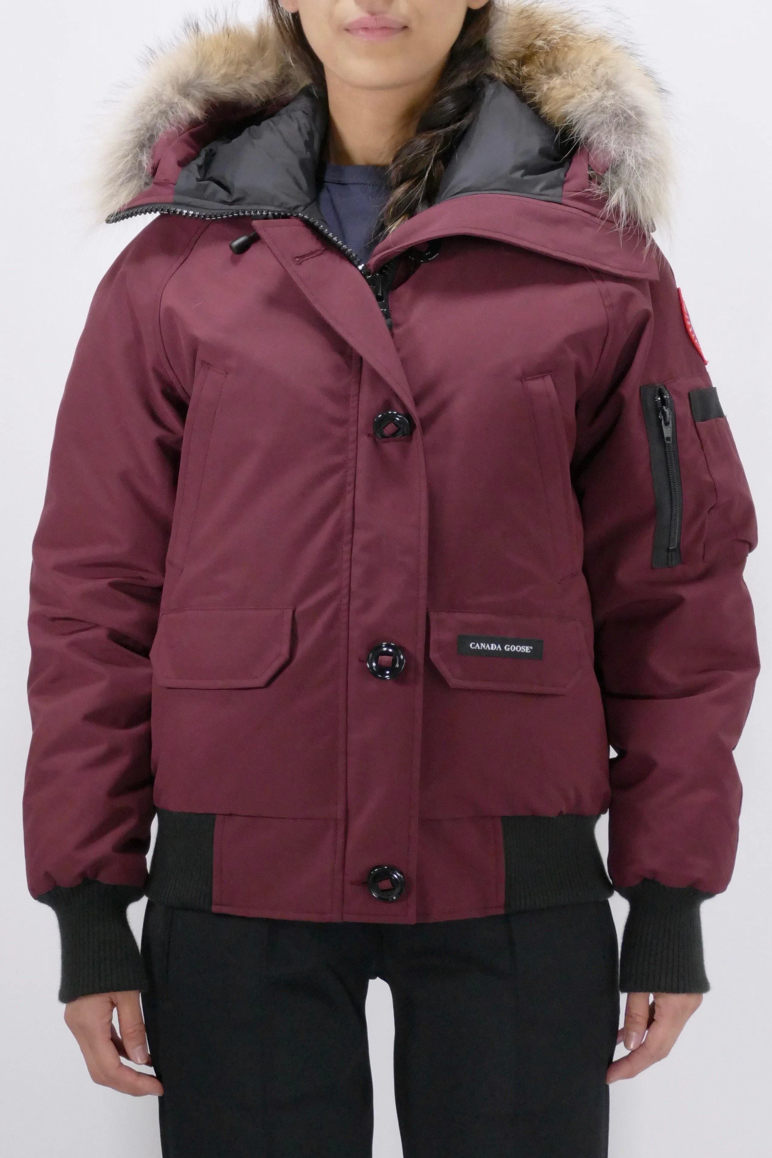 Canada Goose Womens Bomber Chilliwack - Elderberry