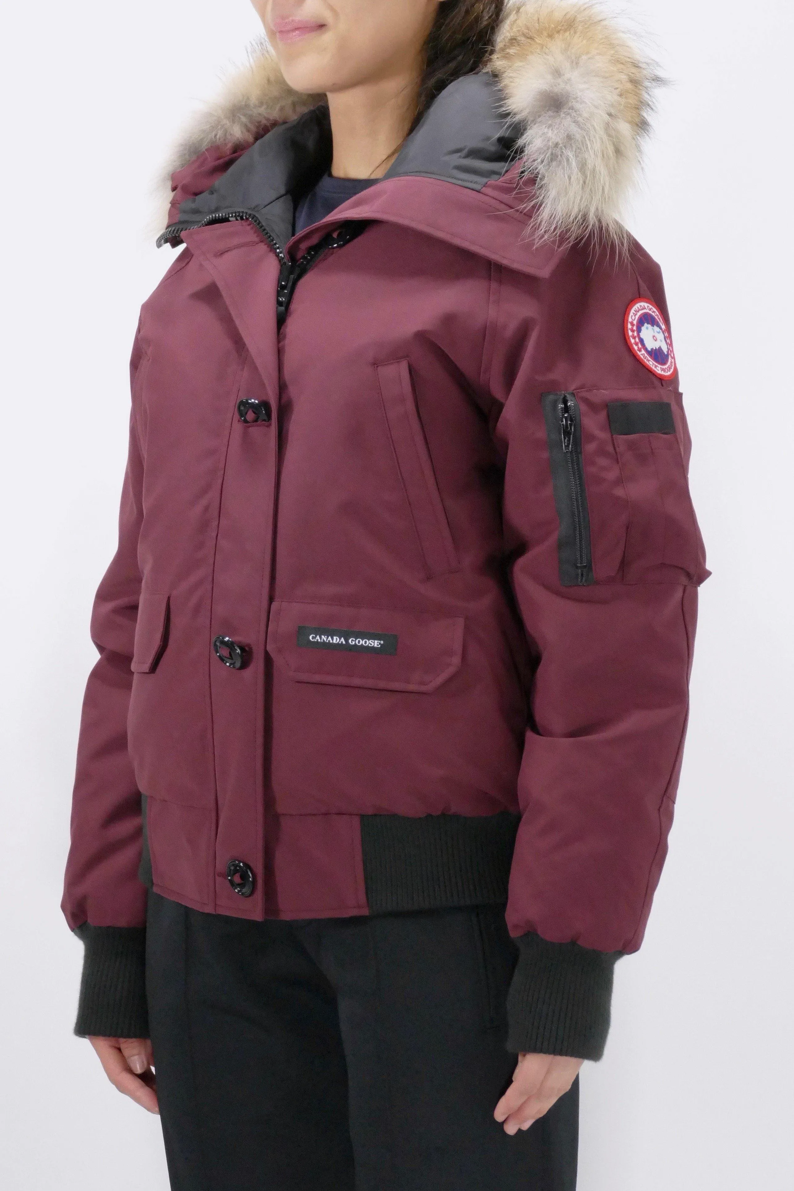 Canada Goose Womens Bomber Chilliwack - Elderberry