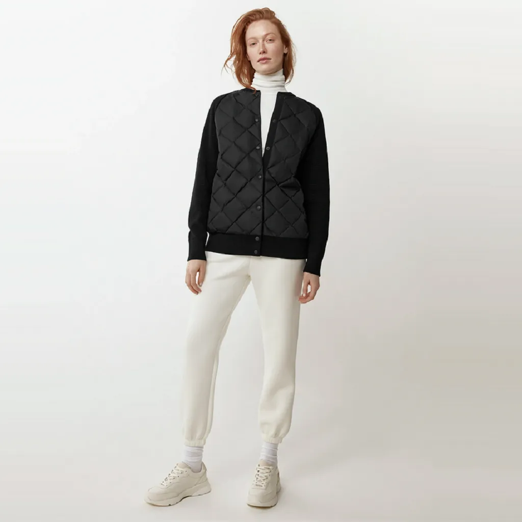 Canada Goose Women's Hybridge Quilted Knit Bomber