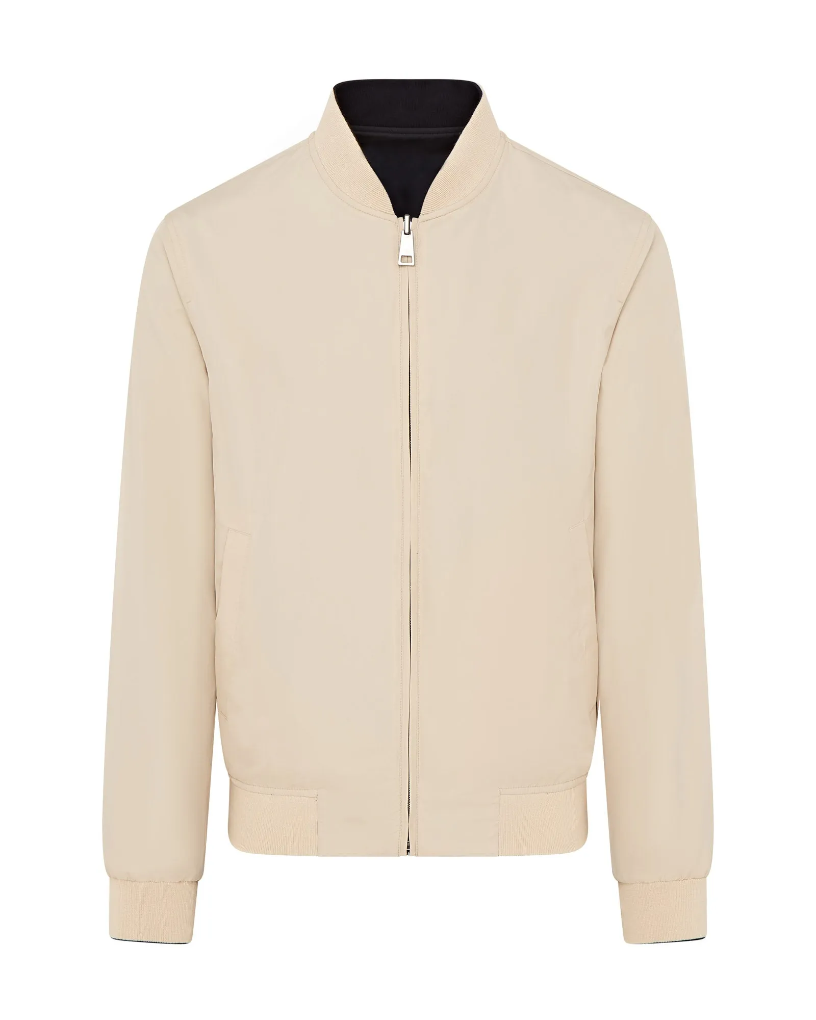 Canali Canali Reversible Bomber Jacket (Navy & Beige)