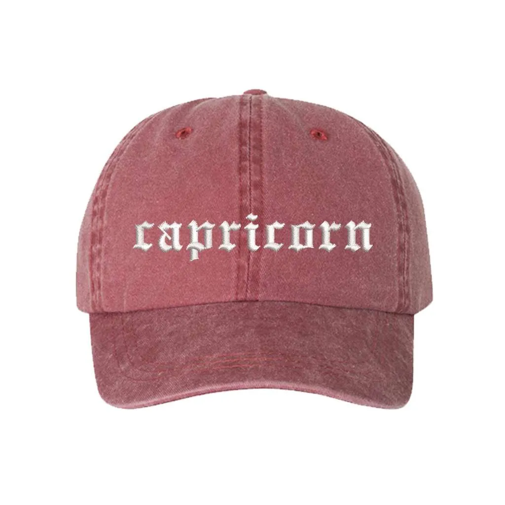 Carpricorn Washed Baseball Hat