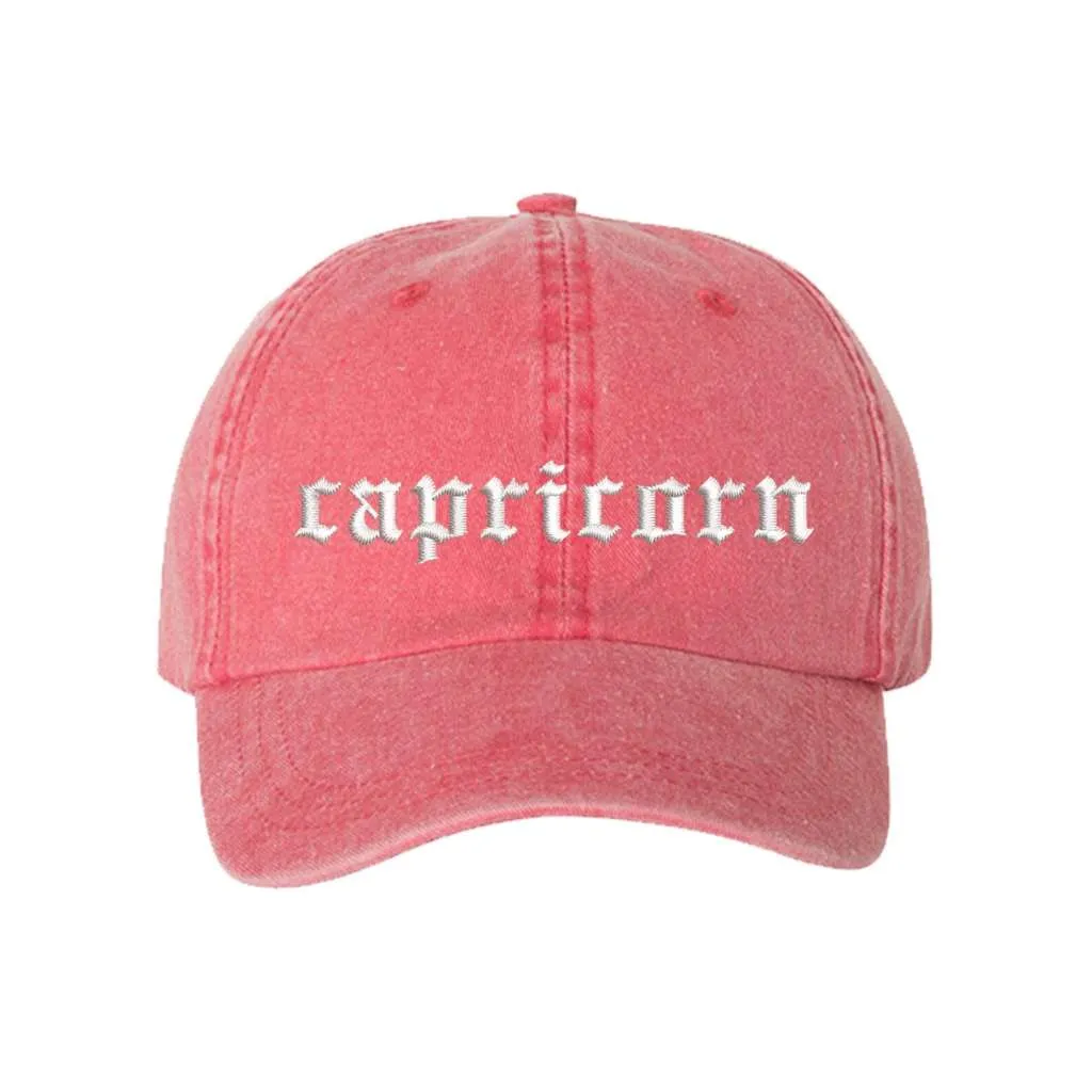 Carpricorn Washed Baseball Hat