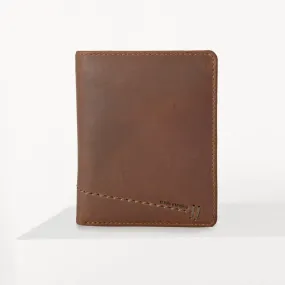 Cat Leather Wallet in Hazelnut