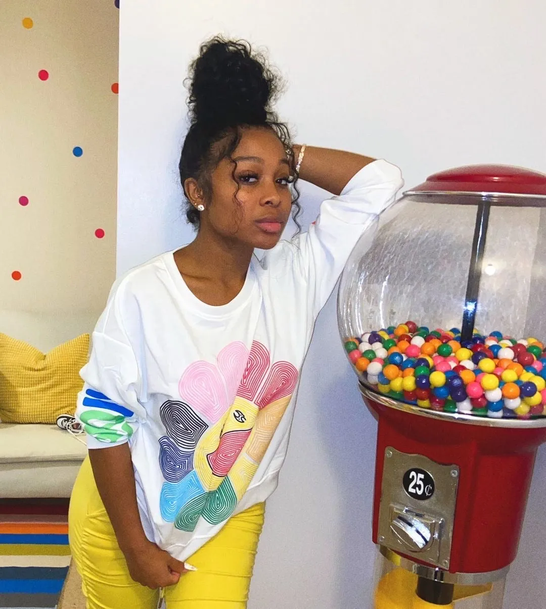 Colorful Crewneck (White)