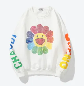 Colorful Crewneck (White)