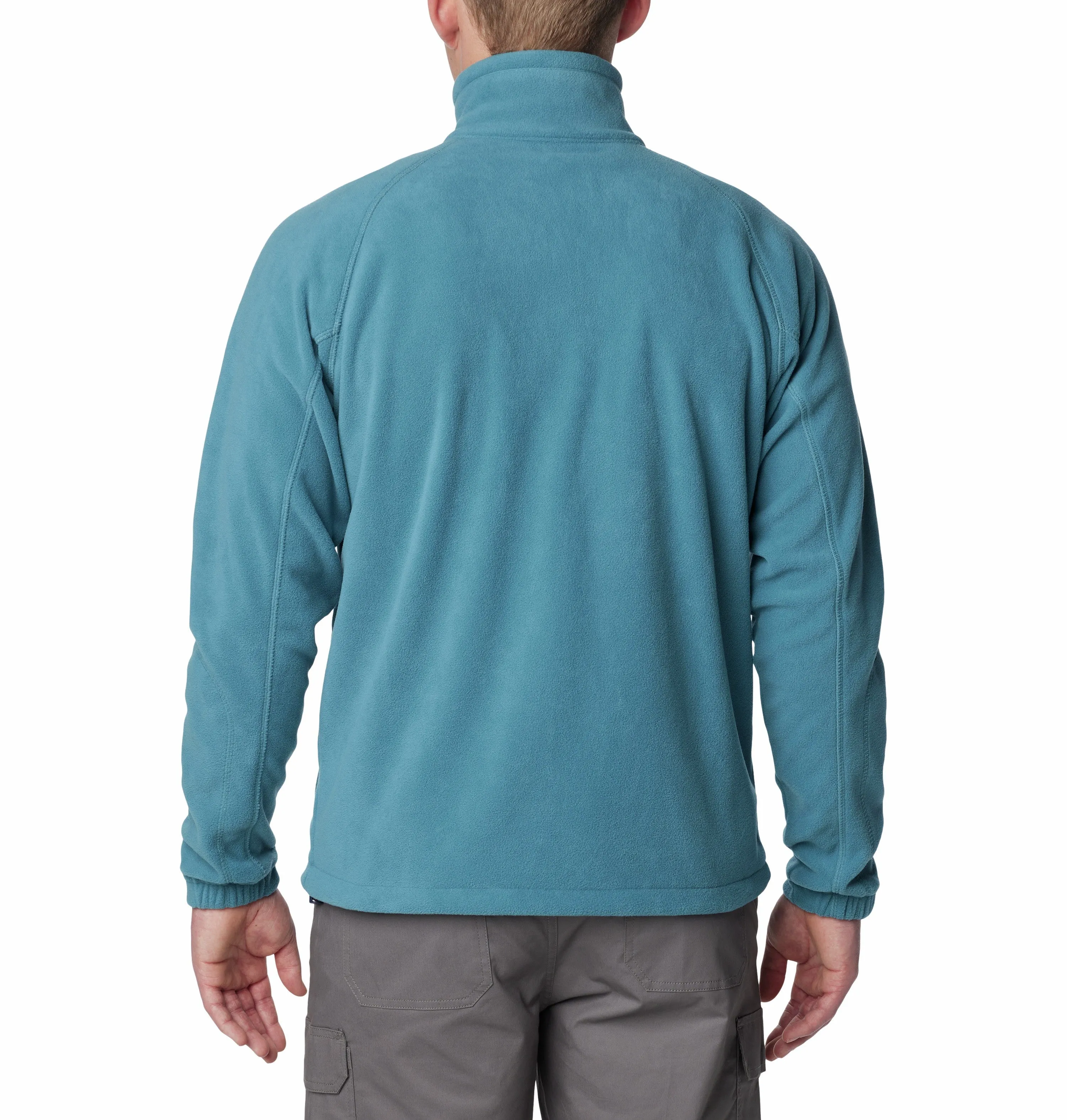 Columbia Mens Fast Trek II Full Zip Regular Fit Fleece-CLOUD