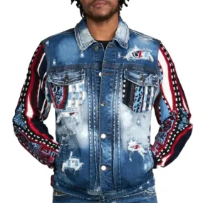 Coogi Native Blues Classic Denim Jacket (Indigo) CG-WJKT-003