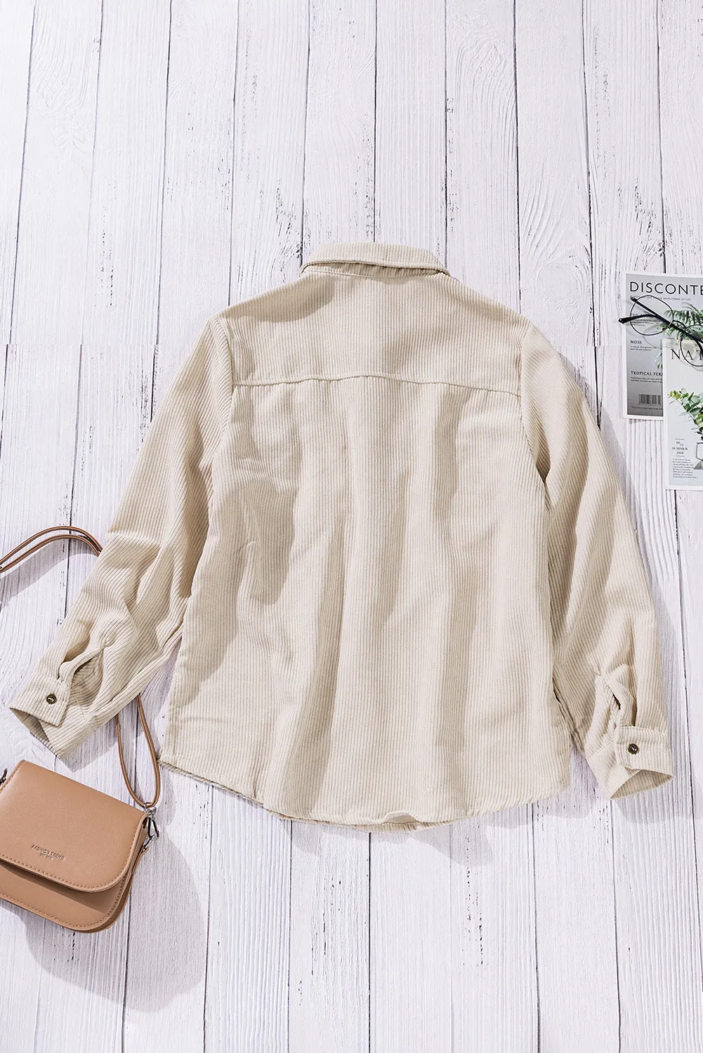 Corduroy Shirt Coat