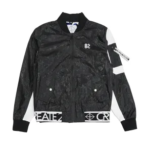 CREATE 2MRW MEN'S BLACK BOMBER JACKET CS9627